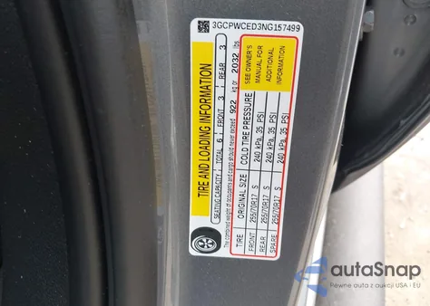 2022 Chevrolet Silverado 1500 Ltd 2Wd Short Bed Lt из США, поврежденный, VIN 3GCPWCED3NG157499